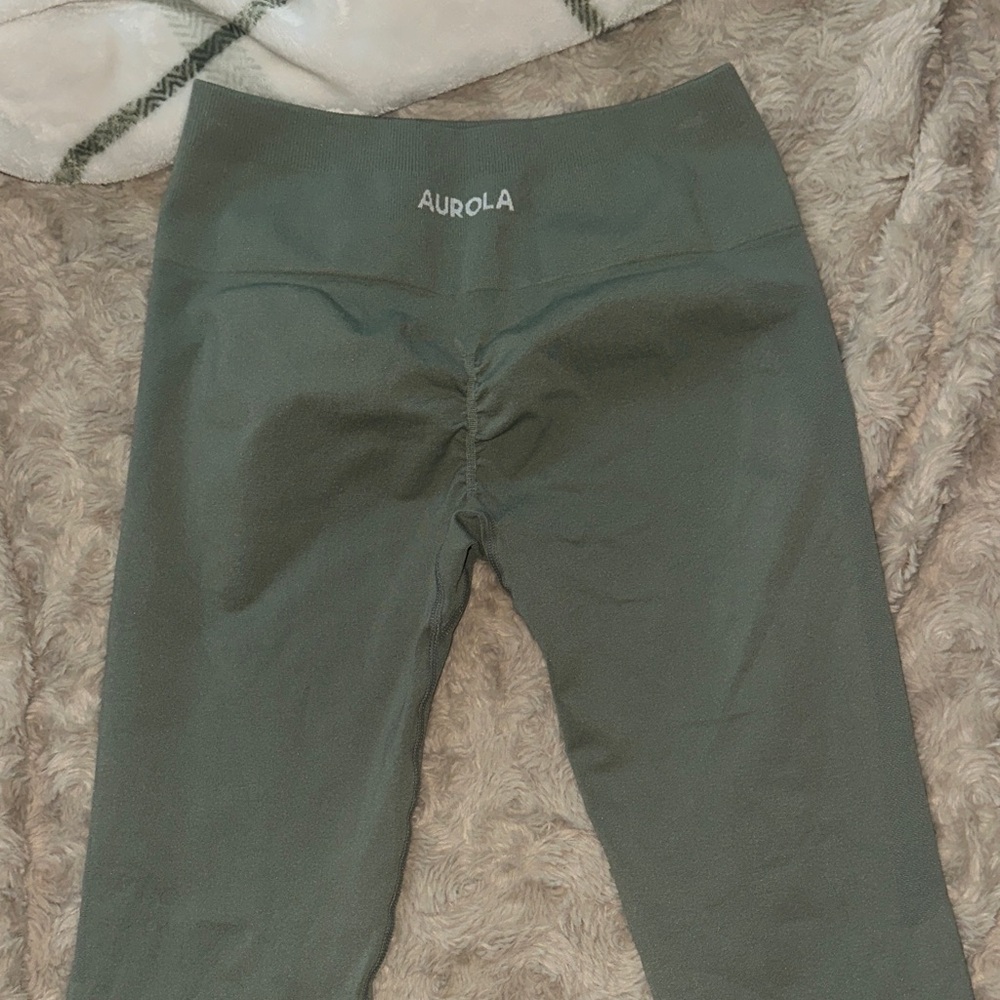 Aurora Dark Green Women's Leggings